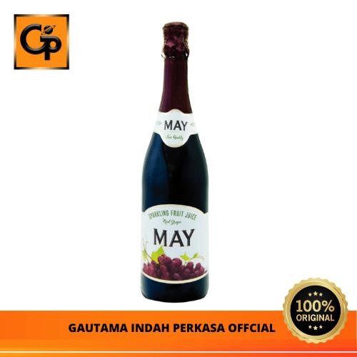 

Pilihan- Minuman Jus Berkarbonasi May Sparkling Juice Red Grape 750Ml
