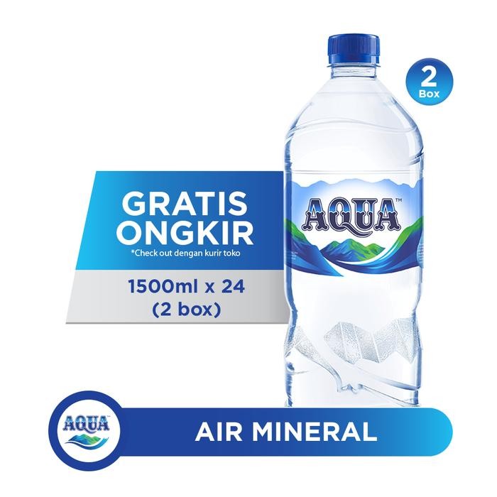 

Pilihan- Aqua Air Mineral 1500Ml X 24 Botol (2 Box)