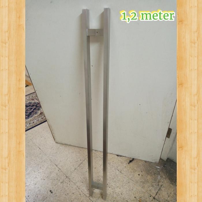 Jual Rugi Pull Handel/ Gagang Pintu Panjang 1,2 Meter Warna Doff