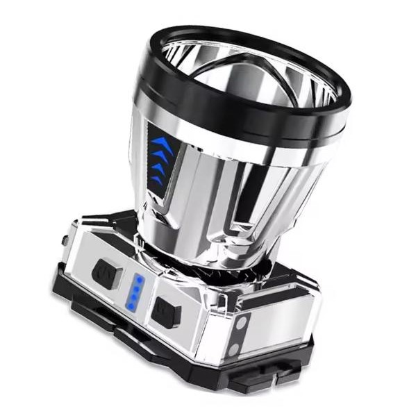 Senter Kepala LED Super Terang 10000 Lumen / Senter Anti Air type-c Rechargeable / Senter Sensor