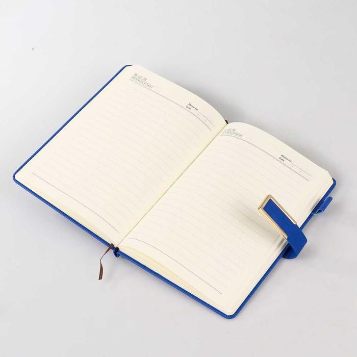 

Buku Catatan Meeting Kulit A5 Desain Elegan Mewah Untuk Profesional