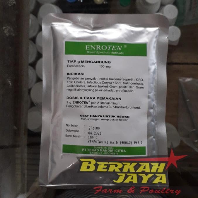 Enroten Obat Snot Crd Colera Coryza Coli Murah