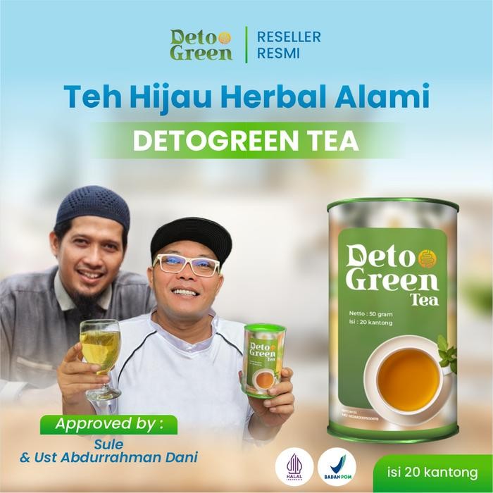 

Detogreen Teh Hijau Herbal Premium - Bahan Alami GMV Shopee Terlaris