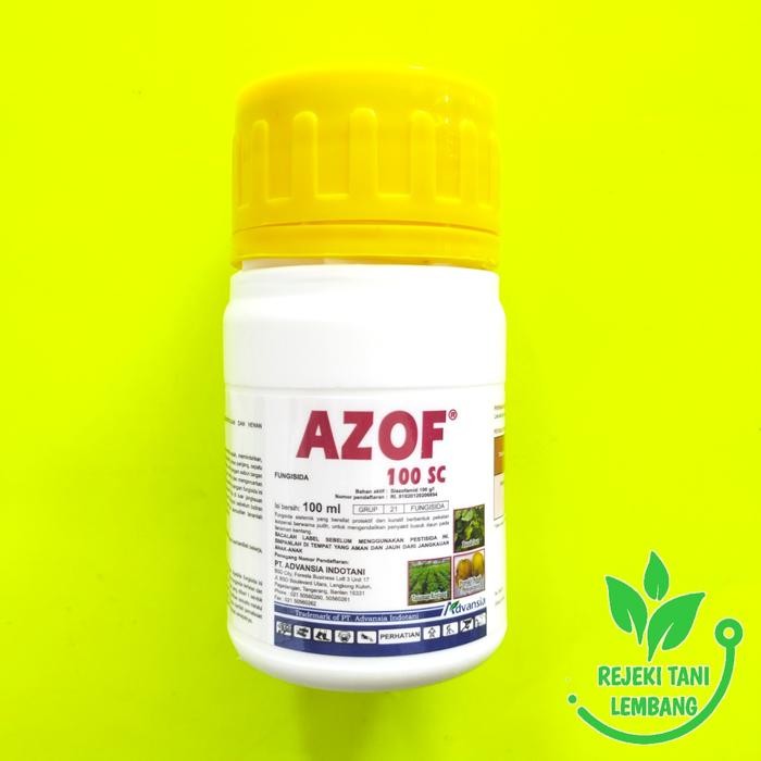 FUNGISIDA AZOF 100 SC ISI 100 ML PENGENDALI PENYAKIT BUSUK DAUN
