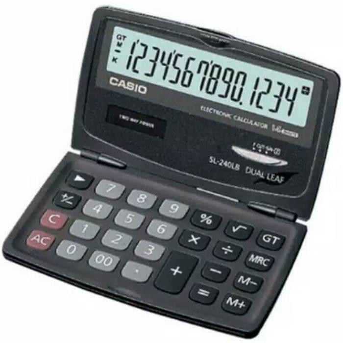 

Bisa Spk! Calculator Pocket Merk Casio Sl240Lb 14 Digits