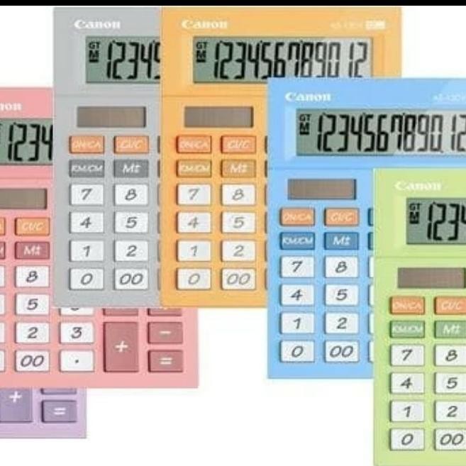 

Canon Kalkulator Desktop 12 Digit As-120V Ii Dengan Warna Warni Menarik. Layar Lcd Cerah Dan