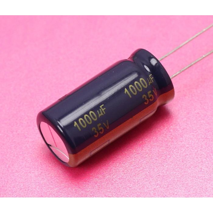 Pilihan- Panasonic Fc 1000Uf / 35V 105C Low Impedance Electrolytic Capacitor