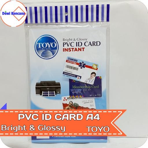 Pilihan- Kertas Pvc Id Card Instant A4 Toyo 5 Set