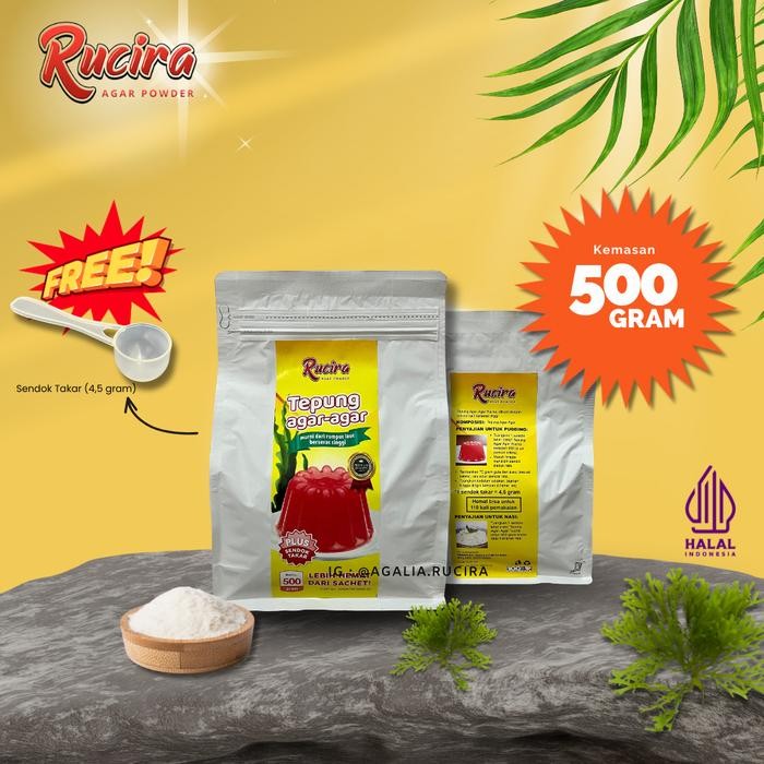 

TEPUNG AGAR MURNI RULAKU KILOAN - 500 gram *Lebih Hemat*