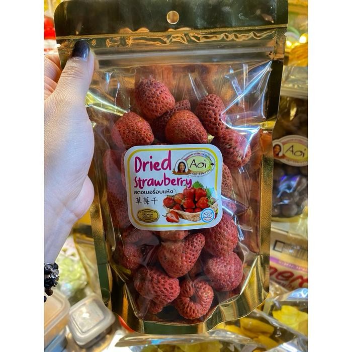

Dried Strawberry AOI / Strawberry Kering Utuh / Strawberry Thailand Murah