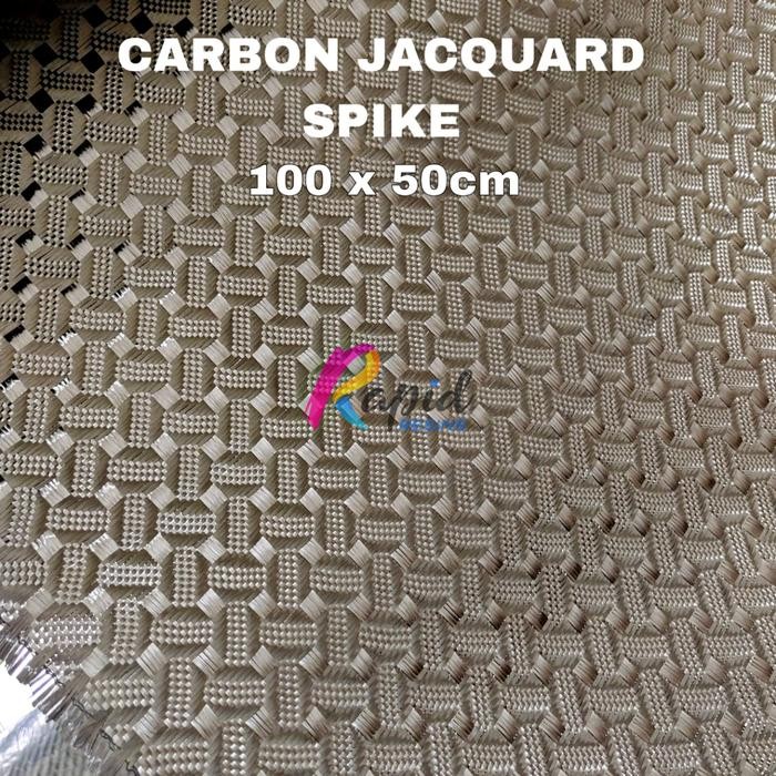 

CARBON KEVLAR SERAT KARBON CARBON FABRIC JACQUARD SPIKE 250GSM KODE 785