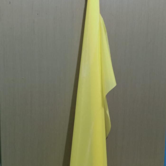 

KAIN MONYL SCREEN SABLON T. 120 KUNING LEMON ( LEBAR 150 ) KODE 1206