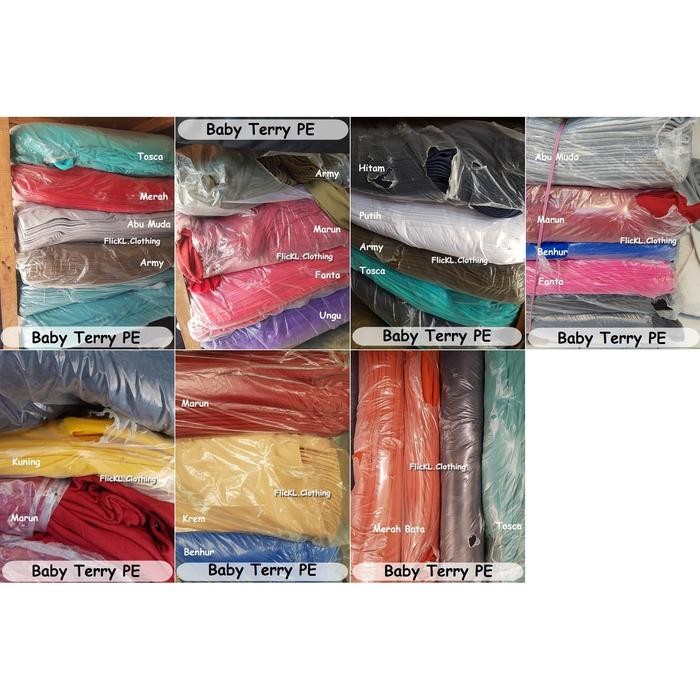 

KAIN BABY TERRY PE TEBAL BAHAN BABY TERRY POLYESTER KODE 1296