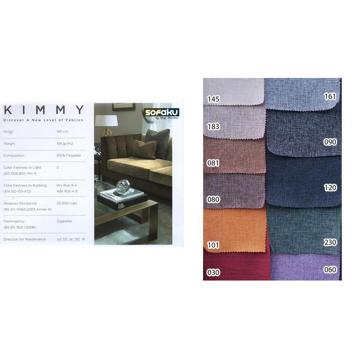 Pilihan- Kain Kanvas Kimmy Ateja Meteran - Jok Sofa Fabric Tebal