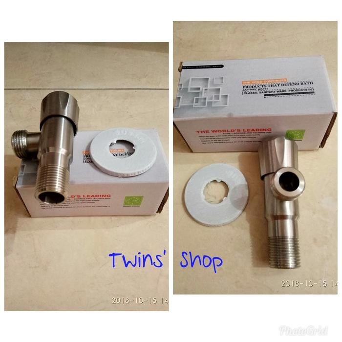 Stop Kran Stainless / Stop Kran ss / Stop Kran Wastafel & Closet