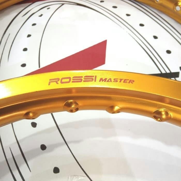 PAKETAN VELG V ROSSI MASTER SERIES UKURAN 160/160 RING 17 GOLD