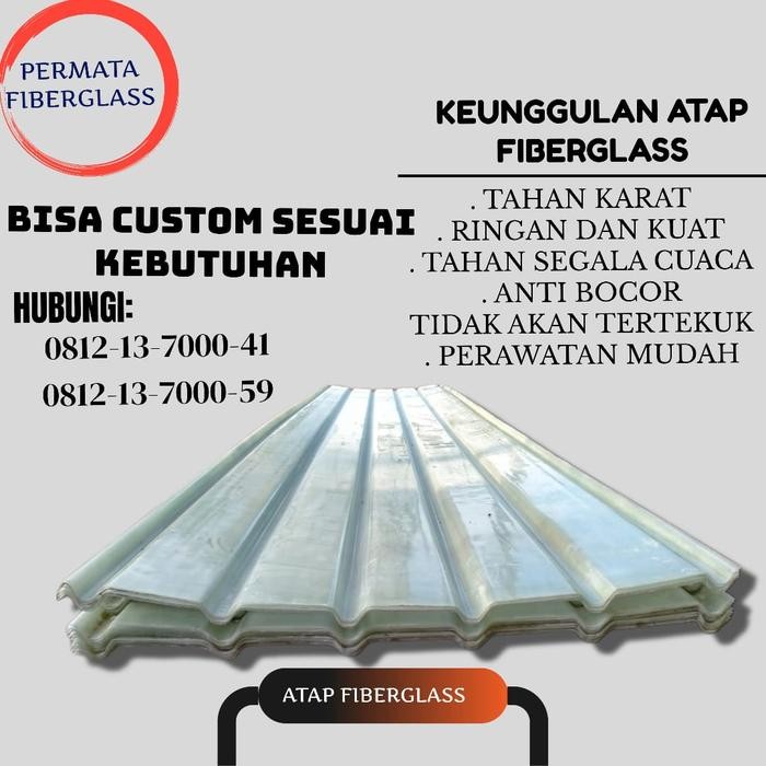 DISKON ATAP BENING, ATAP FIBERGLASS, ATAP TRANSPARAN, ATAP GELOMBANG
