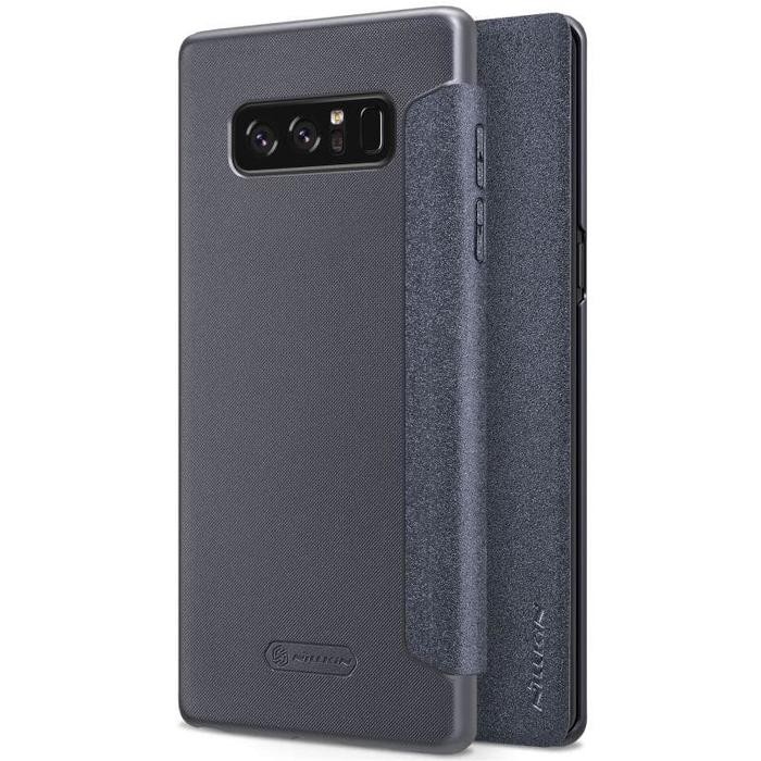 Nillkin Sparkle Series New Leather case Samsung Galaxy Note 8 - Hitam