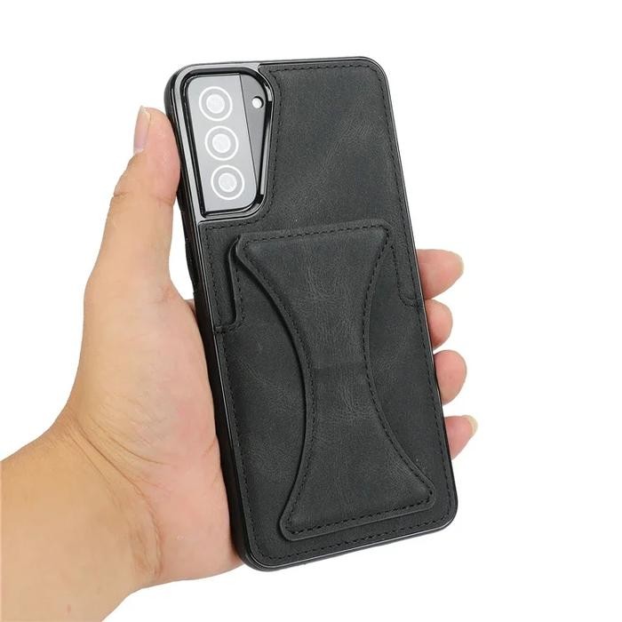 Case Samsung S22 S22 Plus S22 Ultra Standing Card Slot Leather