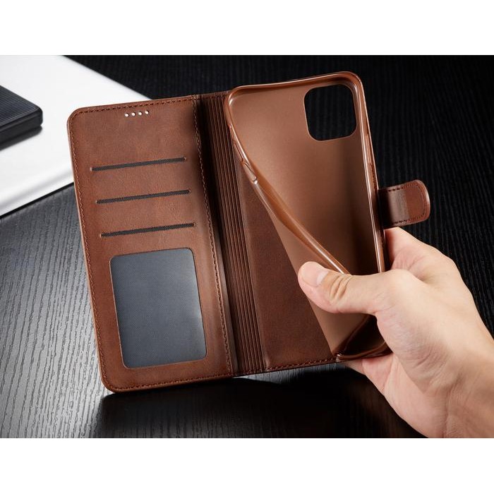 Iphone 12 Iphone12 Flip Wallet Dompet Kulit Leather Cover Case Casing