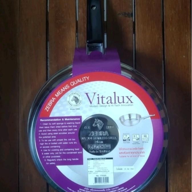 Promo Fry Pan Stainless Sus 304 Zebra Kitchenware Berkualitas