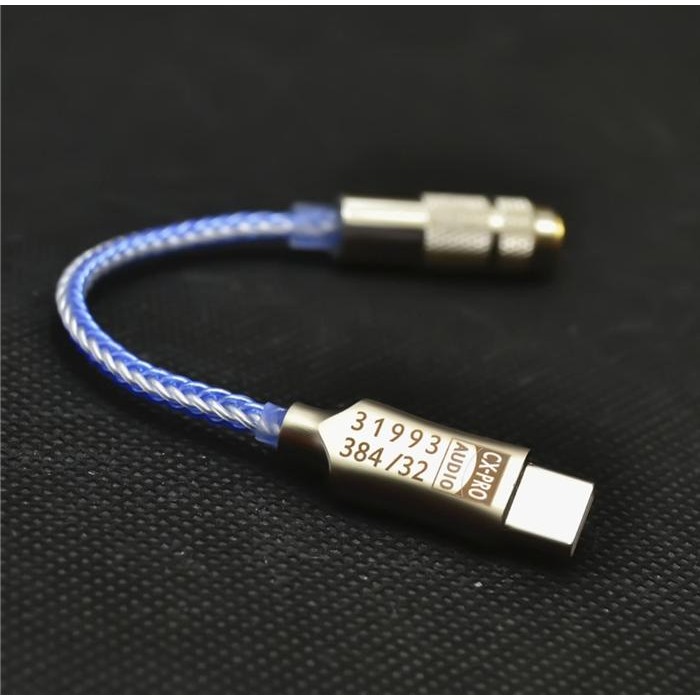 AVPRO AVQ065 CONEXANT CX31993 TYPE-C TO 3.5MM DAC ADAPTER 384KHZ 32BIT