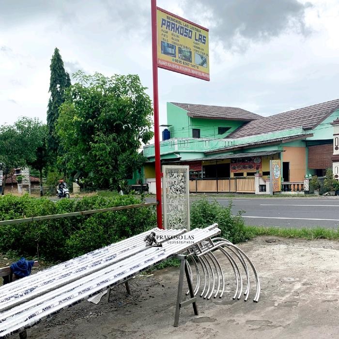 Promo Tiang Lampu Stainless Steel Tiang Lampu Teras Rumah Tiang Lampu Jalan Terjamin