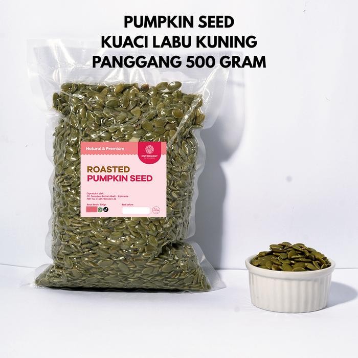 

Terbaru Biji Labu Panggang Pumpkin Seed Roasted Premium 500gr Superfood