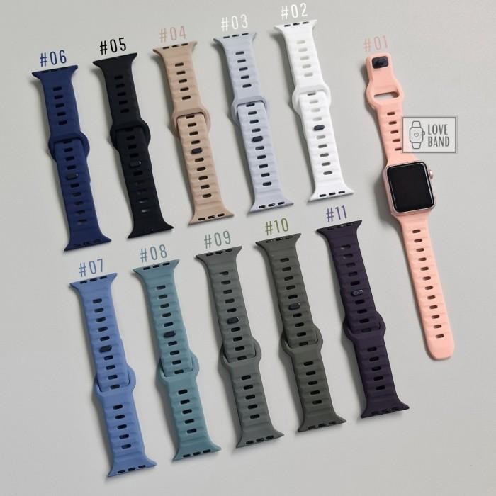 Strap Apple Watch 41mm / Series 7 8 9 - OVAL Tali Iwatch Sport Band