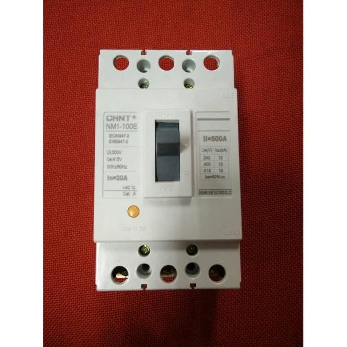 Terpopuler Mccb Chint Nm1-100E 3P 20A 25A 10Ka Nfb Breaker Terlariss 