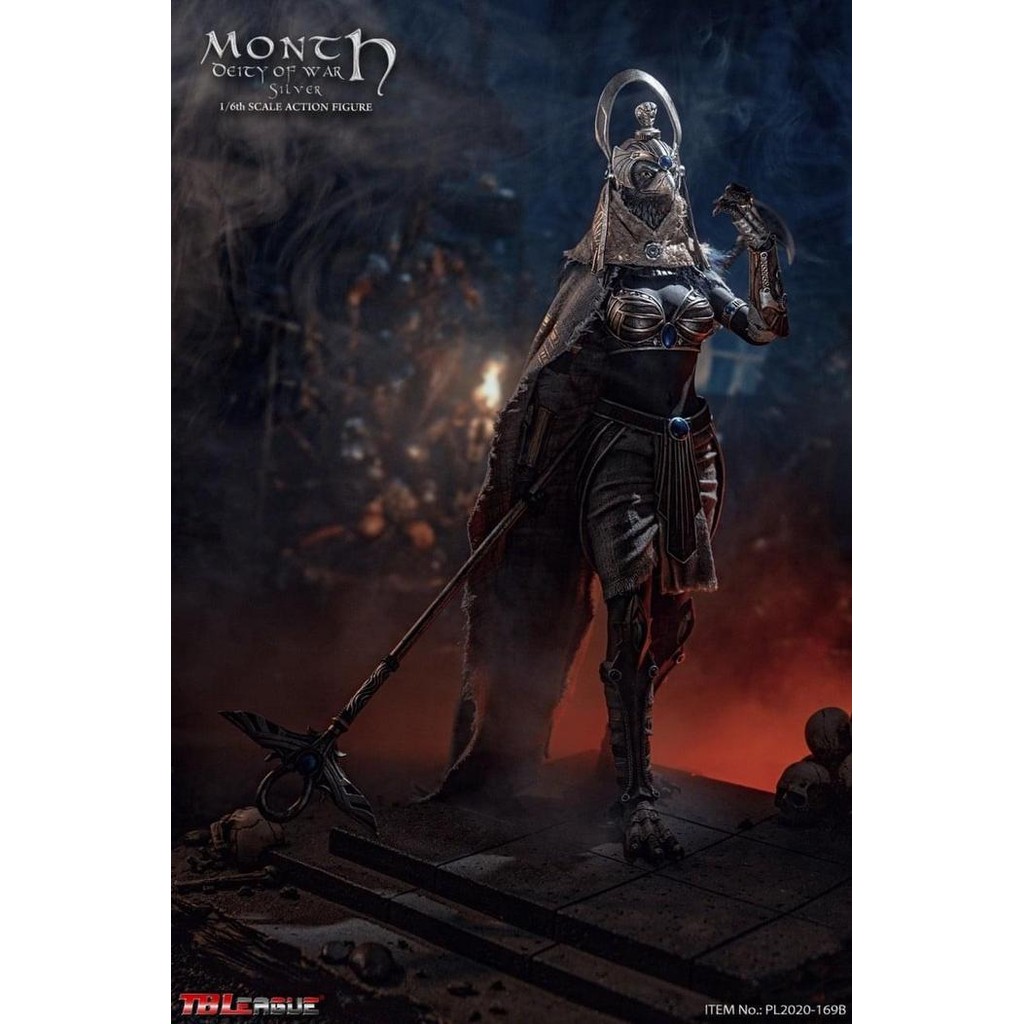 Dp Po Tbleague 1/6 Scale Month Deity Of War - Silver Version