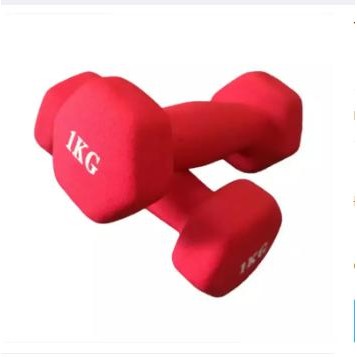 dumbell 1kg dumbell Neoprene Barbel Vinyl 1 kg original
