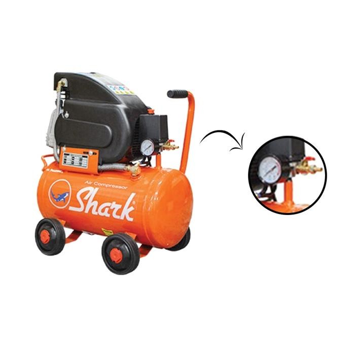 SHARK MZ 2025 KOMPRESOR ANGIN LISTRIK PORTABLE / AIR COMPRESSOR SHARK MZ2025 2HP