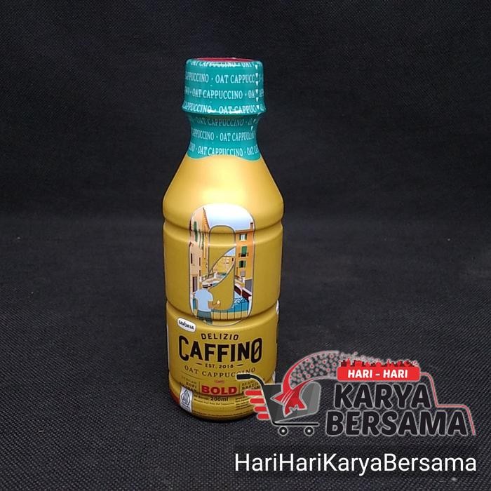MINUMAN KOPI DELIZIO CAFFINO OAT CAPPUCINO BOLD 200ML