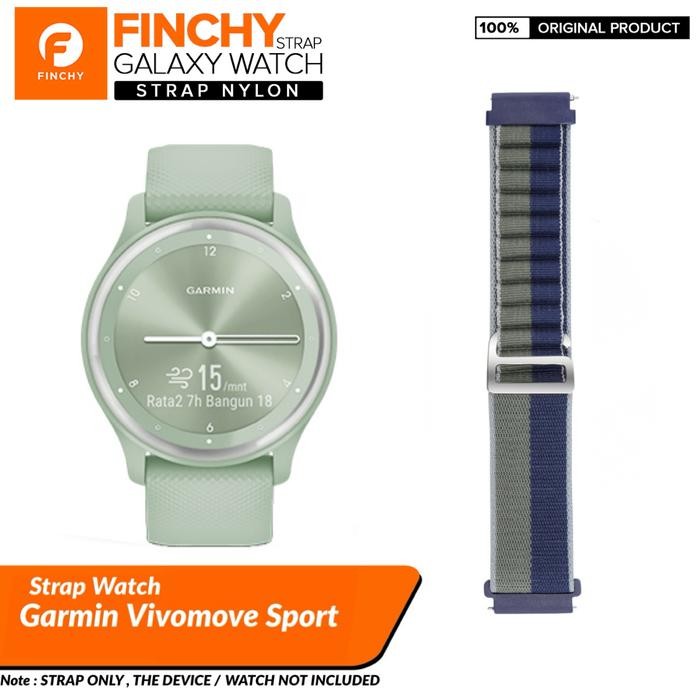 Finchy Nylon Strap Garmin Vivomove Sport Replacement Wristband