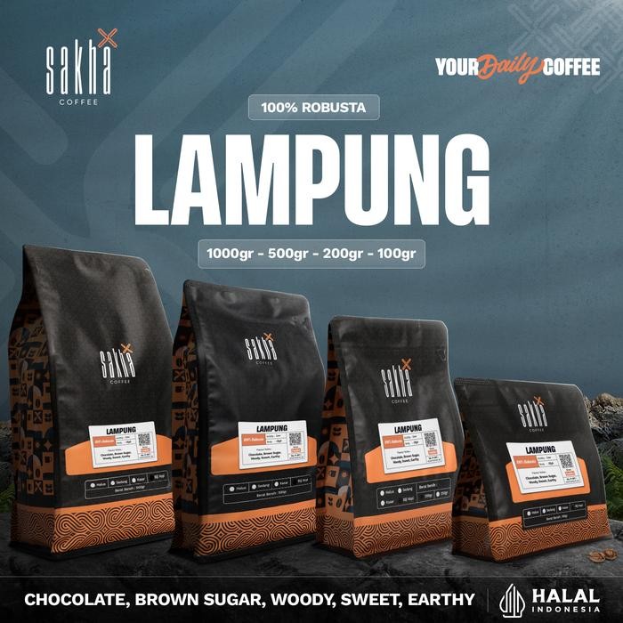 

Kopi Robusta Lampung Sumatra Coffee Espresso Roasted Beans Biji Bubuk