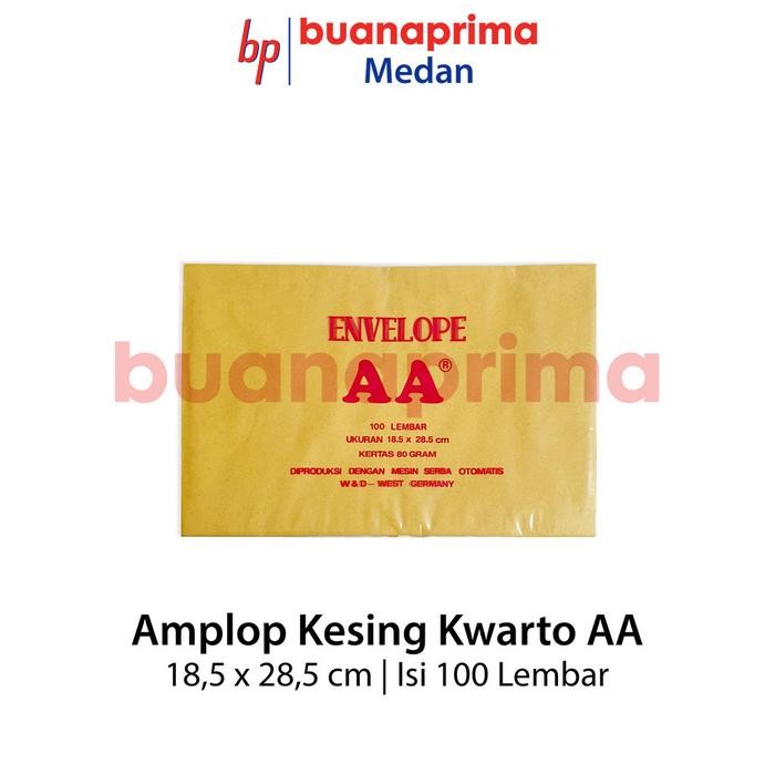 

AMPLOP KESING KWARTO AA ISI 100 LEMBAR QWARTO COKLAT SAMSON KUNING KODE 361