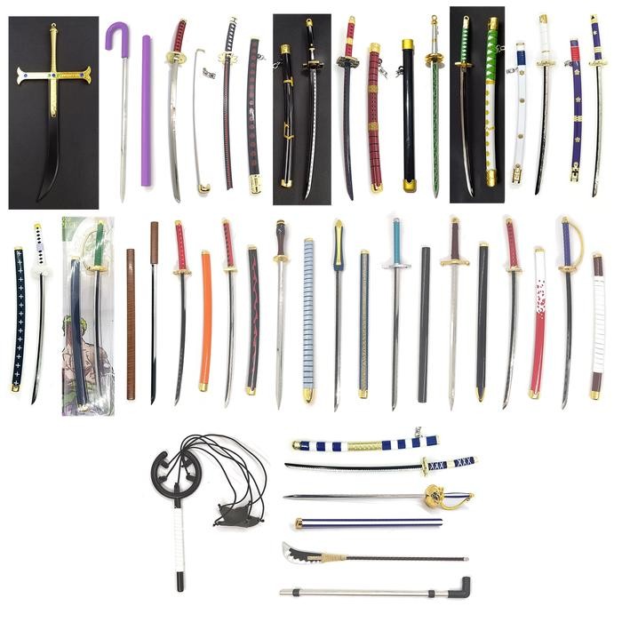 PAJANGAN PEDANG MIHAWK ANIME ONE PIECE 22 CM KODE 1289