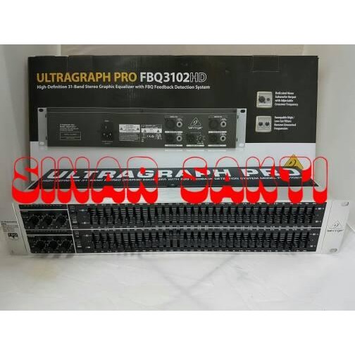 Murah Equalizer Behringer FBQ 3102HD ( 2x 31 channel ) ORIGINAL