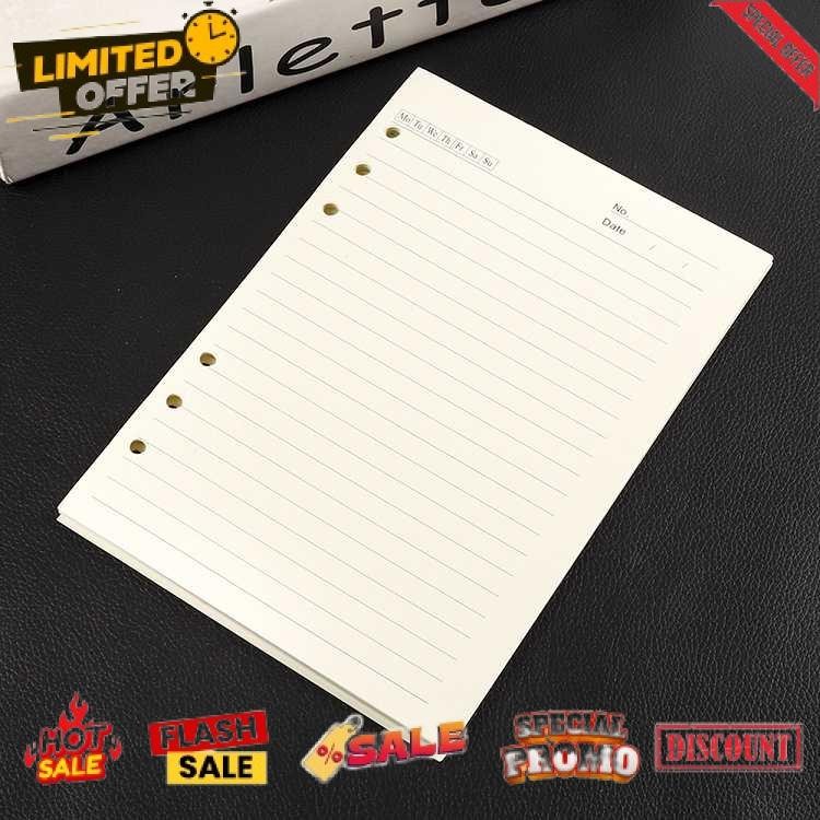 

Termurah MINKYS Kertas Binder Loose Leaf Paper Refill 6 Lubang A5 80 Pages - MY5 Diskon