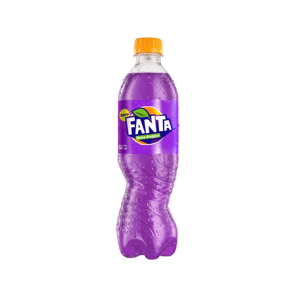 

Fanta Minuman Soda Grape Botol 390 ml