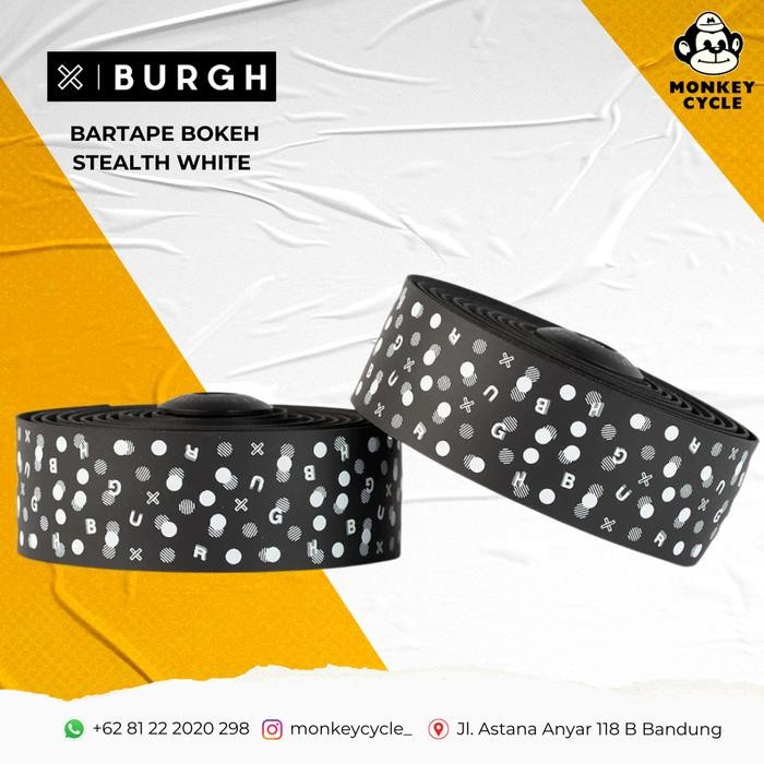 Burgh Cycling Bartape Bokeh White
