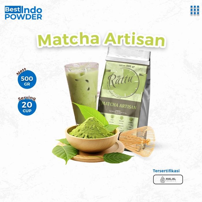 

Bubuk Matcha Artisan Rattu 500Gr / Powder Matcha Artisan Rattu 500Gr