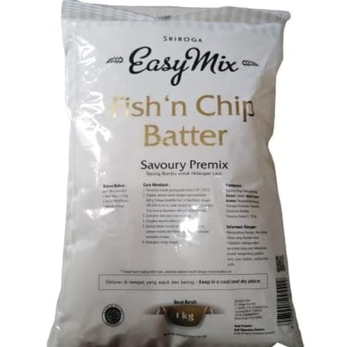 

(Expert) SRIBOGA EASYMIX FISH N CHIPS EASY MIX 1kg