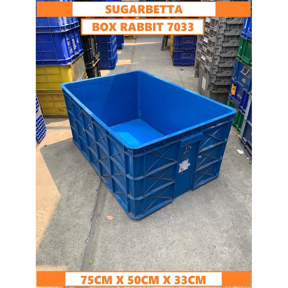 Harga Box Container 7033 Rabbit 75 x 50 x 33 Krat Keranjang Industri ...