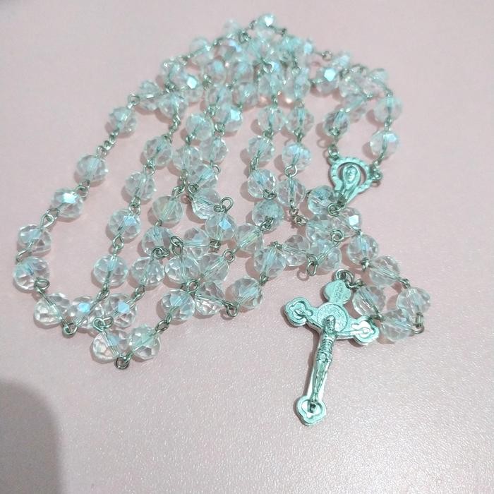 Rosario Doa Bapa kami kristal bening/ 77 Rosario Doa Bapa kami krista