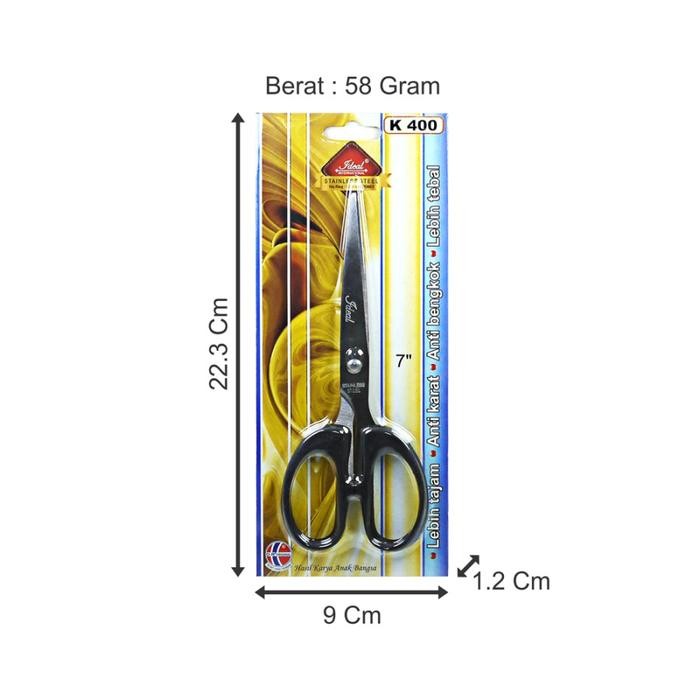 

+++++] Gunting 7 Inch K400 Stainless Junior