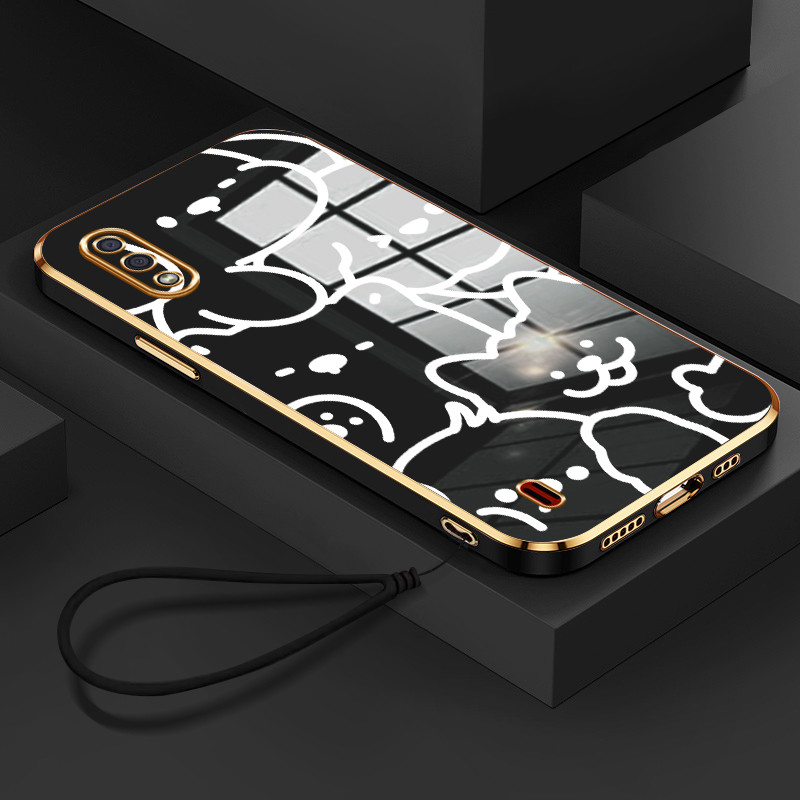 Casing Hp Untuk Samsung Galaxy A01 M01 Core A01 Core Case Casing pola Tali kucing anjing Kesing HP C