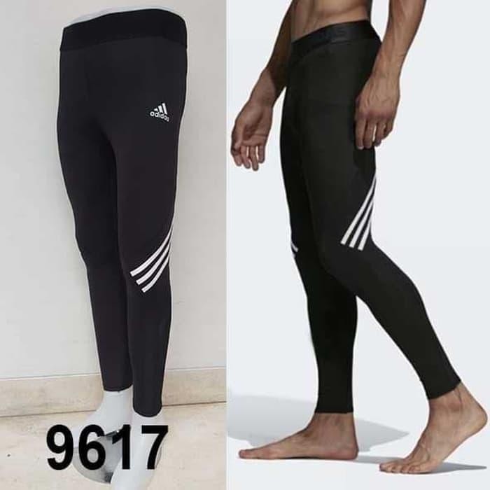 Celana Legging Sport Panjang Cowok Pria Grade Ori Adidas Baselayer