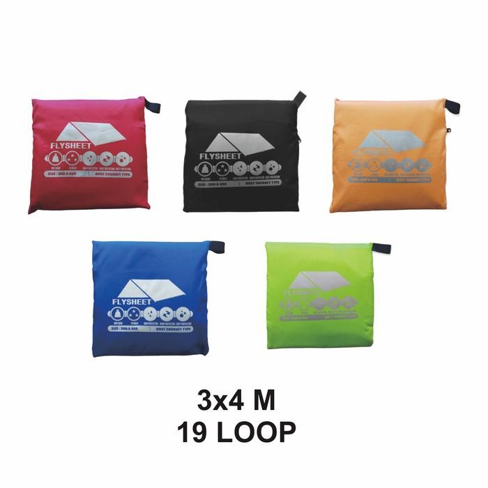 Eiger - Flysheet Tenda 3X4 Ultralight 19 Lubang Tebal